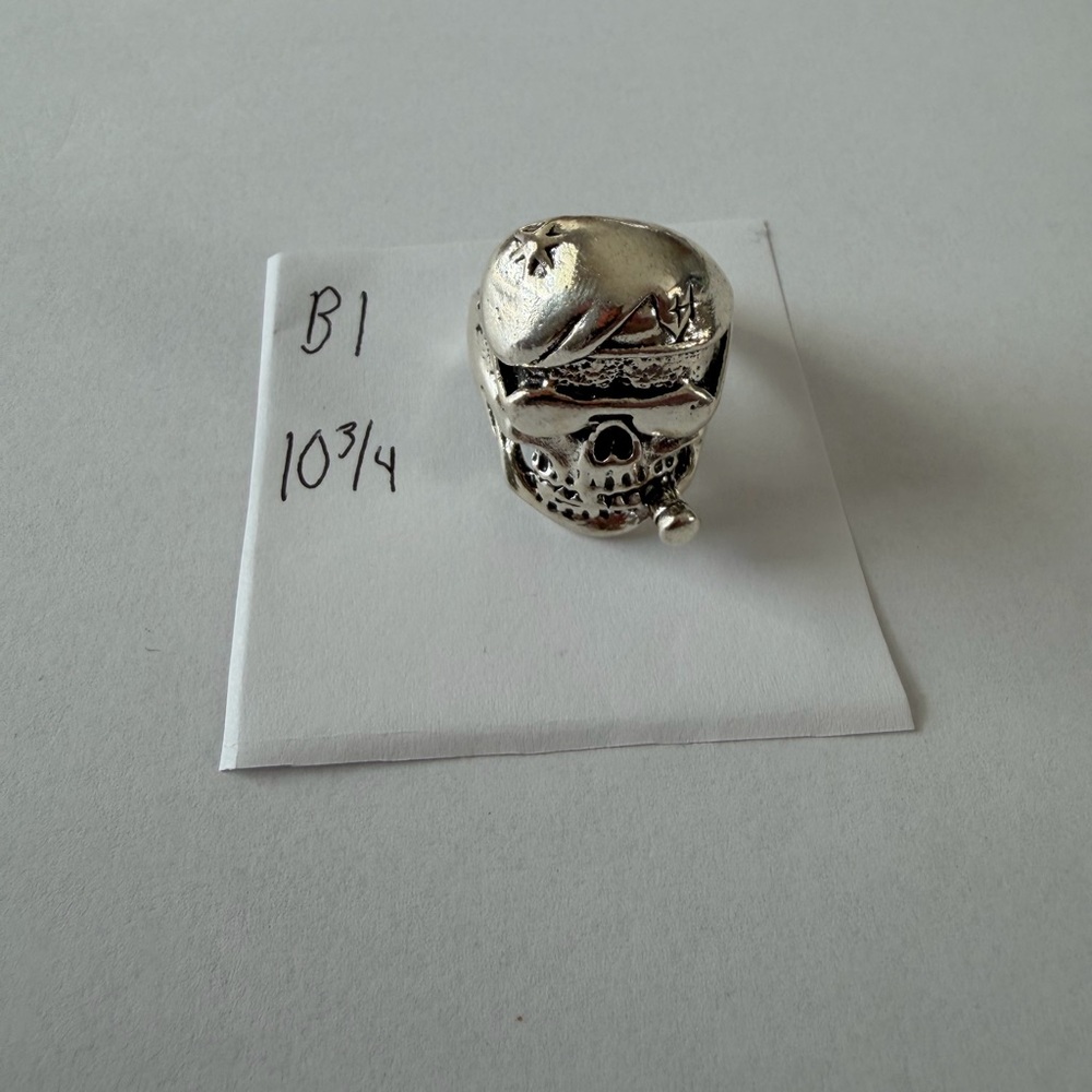 Silver Skull Ring